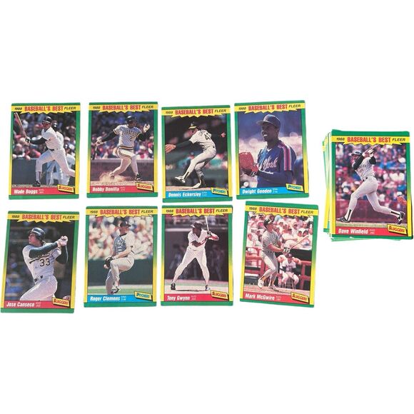 1988 Fleer Baseball's Best Sluggers vs Pitchers - Full Set + Stickers - Picture 5 of 5